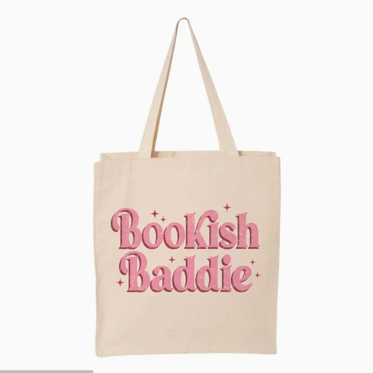 Bookish Baddie Canvas Tote