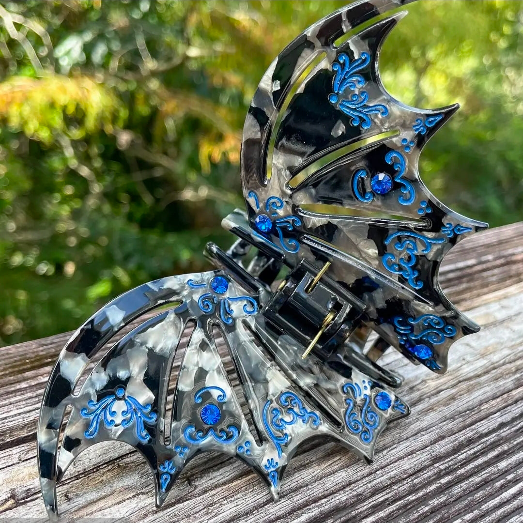 Stormwing Bat Claw Clip – Blue