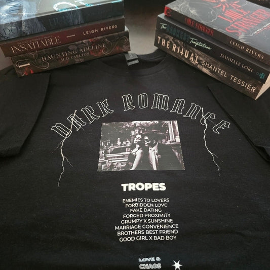 Dark Romance Tropes Graphic Tee